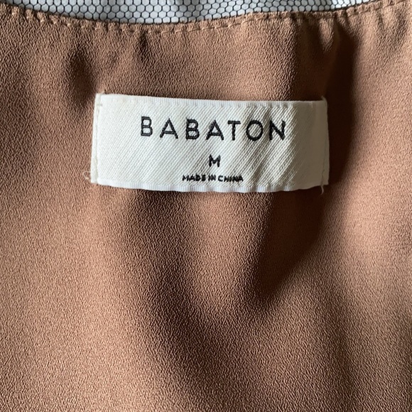 BABATON Mesh Spaghetti Strap Ciro Slip Dress - Picture 6 of 11